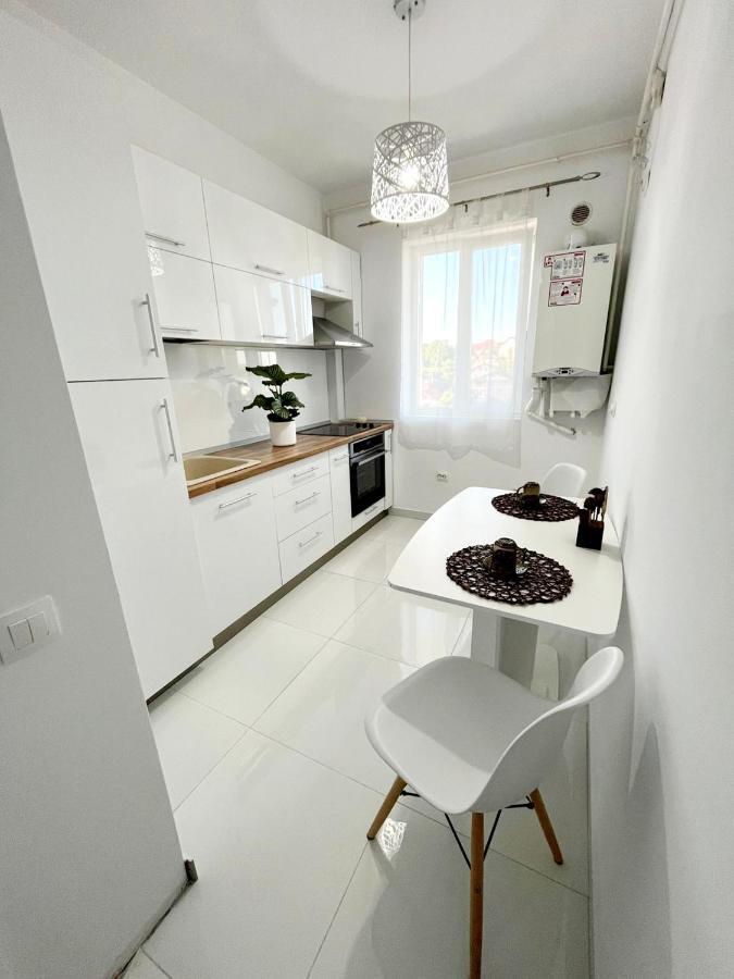 White Studio Apartment Pitesti Bagian luar foto