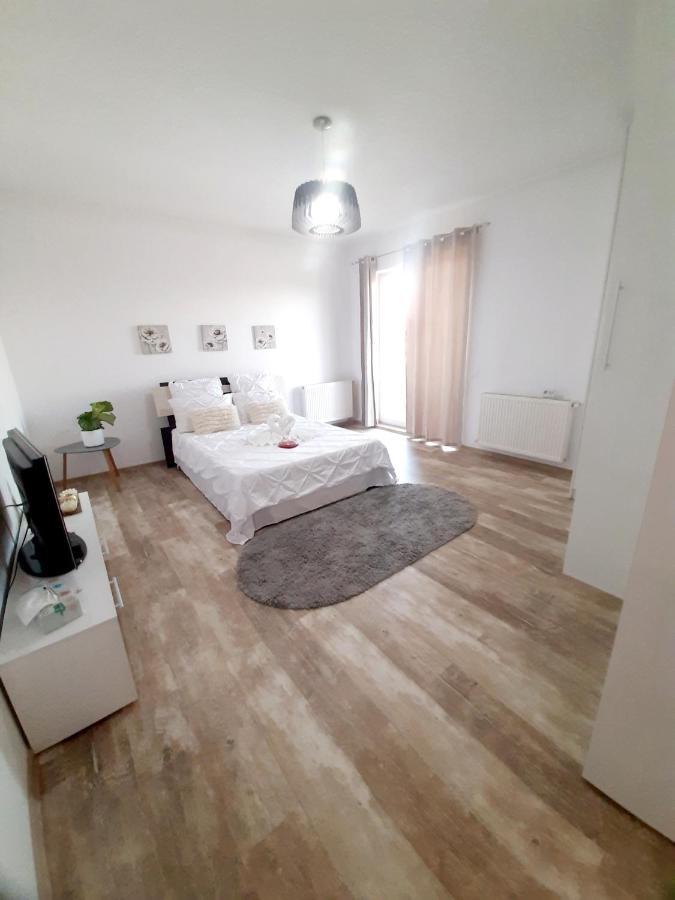 White Studio Apartment Pitesti Bagian luar foto